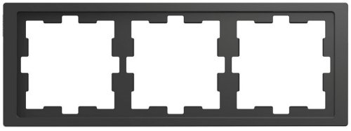 Рамка универсальная Schneider Electric Merten D-Life 3-м. антрацит картинка